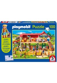 ΠΑΖΛ 100 ΤΕΜ. PLAYMOBIL - ΦΑΡΜΑ (ΜΕ ΔΩΡΟ ΦΙΓΟΥΡΑ PLAYMOBIL)  4001504561635