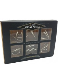 ΠΑΖΛ ΜΕΤΑΛΛΙΚΑ MINI ΣΕΤ 6 ΤΕΜ. - SIX MINI METAL PUZZLE  