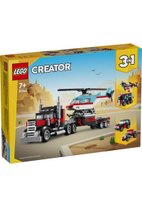 FLATBED TRUCK WITH HELICOPTER - LEGO CREATOR 31146  5702017567402