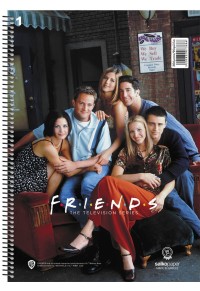 ΤΕΤΡΑΔΙΟ ΣΠΙΡΑΛ FRIENDS VOL.2  21X29 120 ΣΕΛΙΔΕΣ 2 ΘΕΜΑΤΑ ΣΕ 4 ΣΧΕΔΙΑ  5202832073879