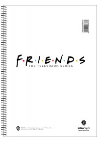 ΤΕΤΡΑΔΙΟ ΣΠΙΡΑΛ FRIENDS VOL.1  17X25 120 ΦΥΛΛΑ 4 ΘΕΜΑΤΑ ΣΕ 2 ΣΧΕΔΙΑ  5202832073749