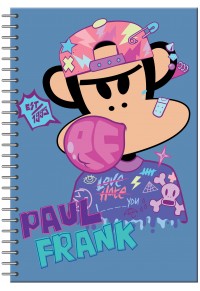 ΤΕΤΡΑΔΟ ΣΠΙΡΑΛ 17Χ25 2 ΘΕΜΑΤΑ 70 ΦΥΛΛΑ PAUL FRANK BUBBLE - PUNK - 2 ΣΧΕΔΙΑ  5204549156098