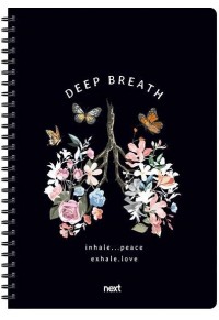 ΤΕΤΡΑΔΙΟ ΣΠΙΡΑΛ 17Χ25 2 ΘΕΜΑΤΑ 70 ΦΥΛΛΑ TRENDS DEEP BREATH  5202131163189