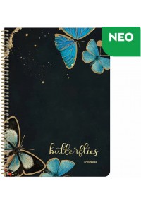 ΤΕΤΡΑΔΙΟ ΣΠΙΡΑΛ BUTTERFLIES WIRELOCK 21X29 2 ΘΕΜΑΤΑ 60 ΦΥΛΛΑ - 4 ΣΧΕΔΙΑ  5204533954228