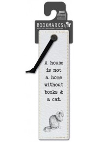 ΣΕΛΙΔΟΔΕΙΚΤΗΣ IF LITERARY - A HOUSE IS NOT A HOME WITHOUT BOOKS AND A CAT  5035393155063