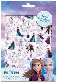 ΑΥΤΟΚΟΛΛΗΤΑ 300 ΤΕΜΑΧΙΑ ΣΕ ΜΠΛΟΚ FROZEN 2  5205698564710