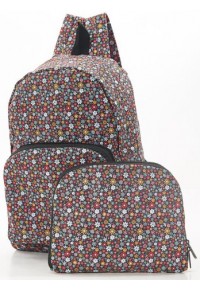 ΤΣΑΝΤΑ ΠΟΥ ΞΕΔΙΠΛΩΝΕΙ ΣΕ BACKPACK BLACK DITSY FLOWERS  5060735630922