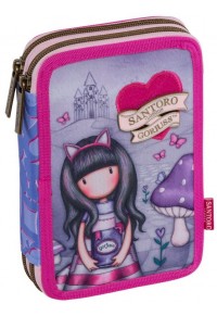 ΚΑΣΕΤΙΝΑ ΔΙΠΛΗ ΓΕΜΑΤΗ GORJUSS LILA CHESHIRE CAT  5202860373323